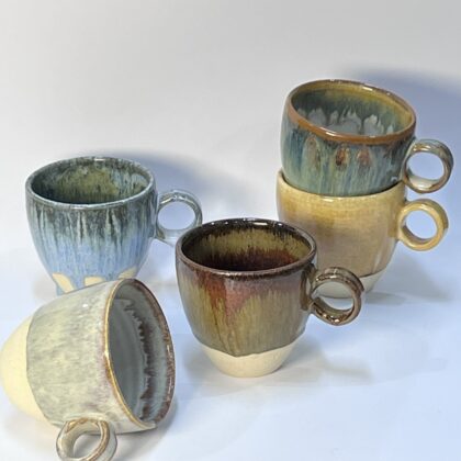 Conical mugs
